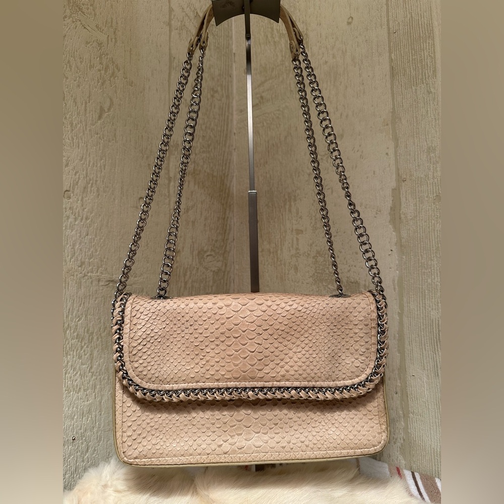 Henri Bendel Python Cream Crossbody - image 1